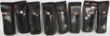Lot of 8 Leather Mag Holsters