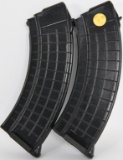 (2) AK 7.62X39mm Magazines 30 round Checkered Grp