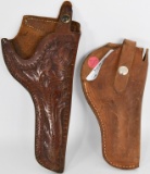 Lot of 2 Leather Holsters one is E.E. Russell
