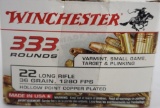 333 Rounds Winchester .22 LR Bulk Pack