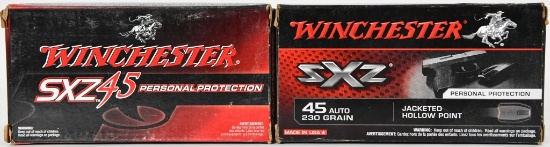 100 Rounds Of WInchester SXZ .45 Auto Ammo