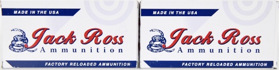 100 Rounds Jack Ross .40 S&W Factory Reloaded Ammo
