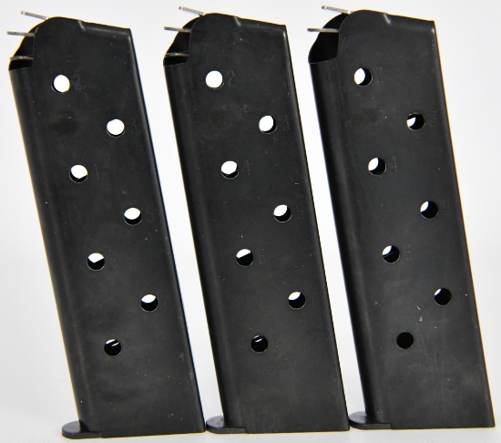Lot of 3 NEW Colt 1911 .45 ACP 8 Round Magazines