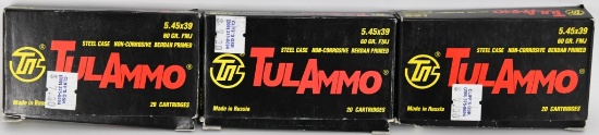 100 Rounds TulAmmo 5.45x39mm Ammunition