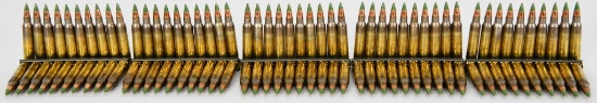 100 Rounds of 5.56X45 NATO Green Tip XM855