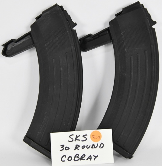 Lot of 2 SKS 30 Round Magazines Cobray
