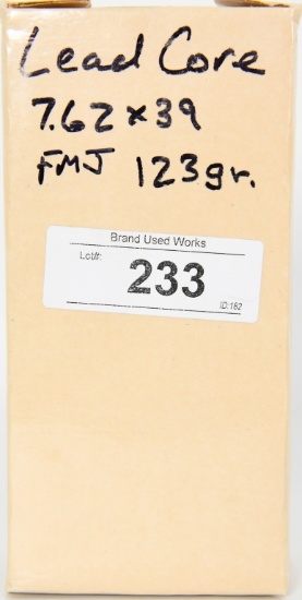120 Rounds 7.62x39 Klimovsk FMJ Ammo in Battlepack