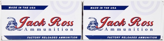 100 Rounds Jack Ross .40 S&W Factory Reloaded Ammo