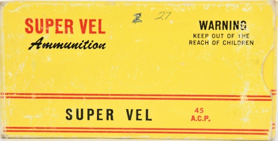 27 Rounds Of Super Vel .45 ACP Ammunition