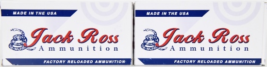 100 Rounds Jack Ross .40 S&W Factory Reloaded Ammo