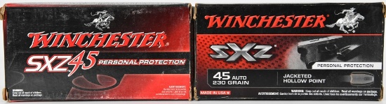 100 Rounds Of WInchester SXZ .45 Auto Ammo