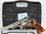 RARE Smith & Wesson Model 25-5 Nickel .45 Colt