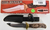 STAG HUNTER SKINNING KNIFE AND SHEATH