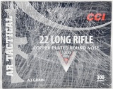 300 Rounds CCI AR Tactical .22 Long Rifle Ammunitn