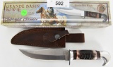 Frost Chipaway Grande Basin Bowie Fixed Blade Knif