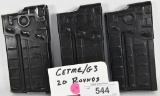 CETME / G3 HK 20 rd Magazines Lot of 3