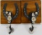 SPUR / Horseshoe Rifle Display SilverMounted Spurs