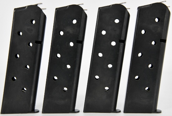 Lot of 4 COLT .45 Auto 8 rd Magazines