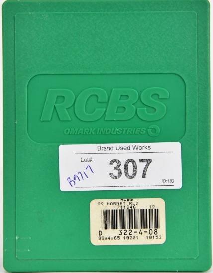 RCBS 10201 Full Length Die Set 22 Hornet