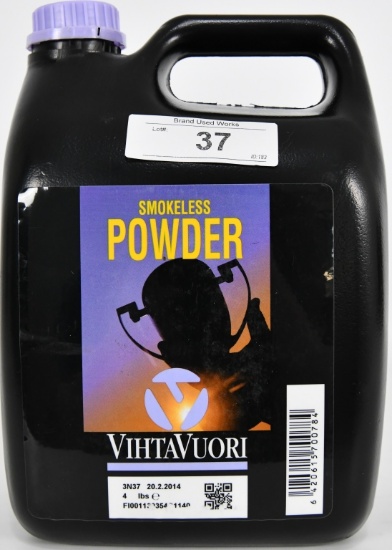 Vihtavuori 3N37 Powder 4LB SEALED Bottle