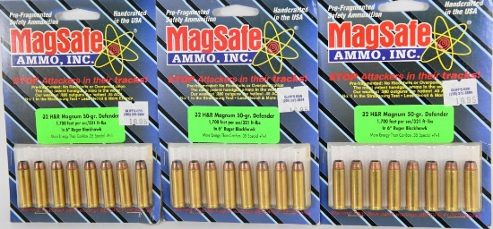 24 Rounds MagSafe .32 H&R Magnum Defender Ammo