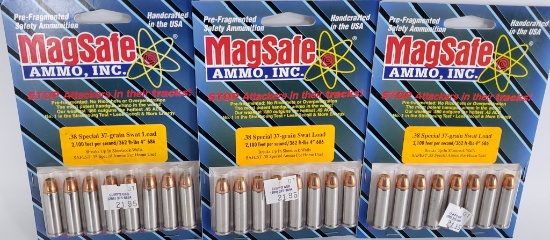 24 Rounds Of MagSafe .38 Special Swat Load Ammo