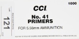 CCI Military #41 for 5.56 Nato Primers Box of 1000