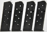 Lot of 4 COLT .45 Auto 8 rd Magazines