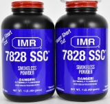 Lot of 2 bottles- new IMR 7828SSC RFL PWDR 1LB