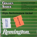 25 Rounds Remington Golden Saber .40 S&W Ammo