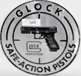 Glock Perfection OEM Safe Action Aluminum Sign