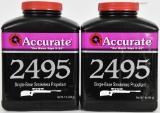 Lot of 2 Bottles- New- Accurate Rifle Powder 2495