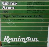 25 Rounds Remington Golden Saber .357 Mag Ammo