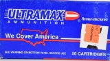 50 Rounds Of Ultramax 9mm Luger Ammunition