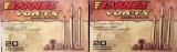 40 Rounds Barnes VOR-TX .25-06 Remington Ammo