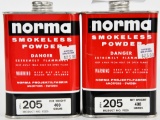 lot of 2 cans of Norma SMokeless Powder #205