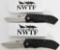 Lot of 2 New In Box NWTF Folding Knifes