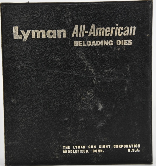 Vintage Lyman A-A 3 Die Set For .38-357