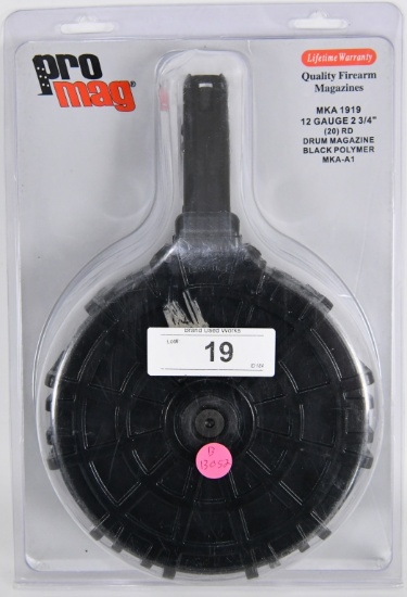 ProMag MKA 1919 12 Gauge 2 3/4" 20 Round Drum Mag