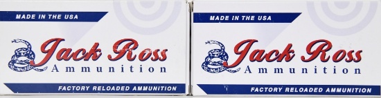 100 Rounds Of Jack Ross Factory Reloaded .40 S&W