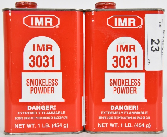 Lot of 2 IMR 3031 Smokeless Gun Powder SEALED 2lb