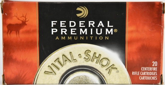 17 Rounds Of Federal Vital-Shok .338 Win Mag