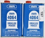 Lot of 2 IMR 4064 Smokeless Gun Powder SEALED 2lb
