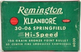 20 Rounds Of Remington .30-06 SpringField Ammo