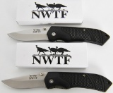 Lot of 2 New In Box NWTF Folding Knifes