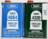 Lot of 2 IMR 4064 & 4320 Smokeless Gun Powder