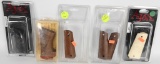 Lot Of 5 Various Wood Pistol Grips In Boxes