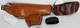 Lot of 3 Leather Pistol Holsters