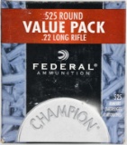 525 Rounds Federal Champion .22LR Ammunition