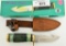 Hunting Knife Chipaway Cutlery w/Leather Sheath